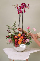 ORQUÍDEA Y MELOCOTÓN